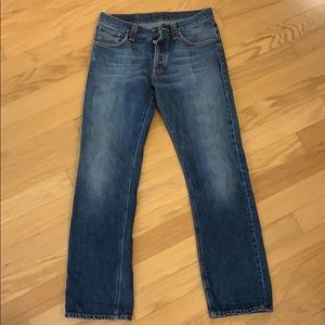 Nudie Straight Sven Jeans Dark Used Color